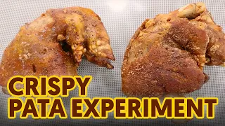 Crispy Pata Experiment