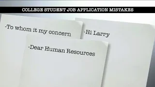 Larry gives college grads helpful tips to get a job
