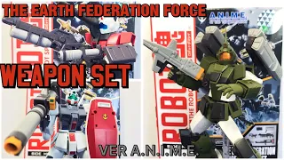 Robot Spirits The Earth Federation Force Weapon Set (ver. ANIME) Review