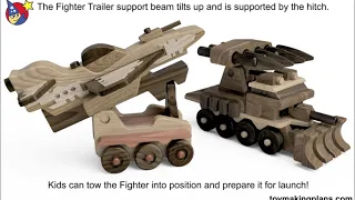 Wood Toy Plans - Galaxi ADI Defense Team