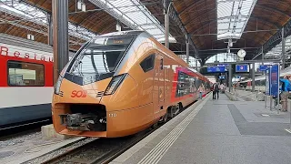 Schweizerische Südostbahn SOB / Treno Gottardo / Basel SBB – Luzern – Göschenen – Locarno / IR26