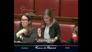 Valentina D'Orso - M5S Camera - Intervento in Aula - 13/03/2023