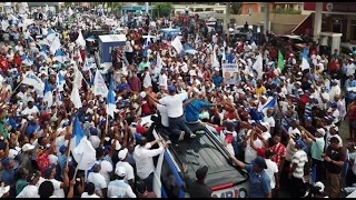 #CDN37:  PRM realiza multitudinaria caravana en Sánchez Ramírez  encabezada por Luis Abinader.
