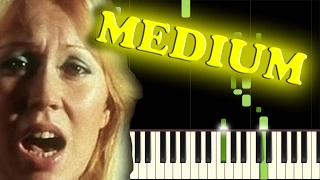 ABBA - DANCING QUEEN - Medium Piano Tutorial