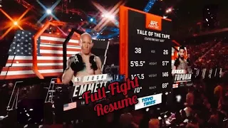 Josh Emmett vs Ilia Topuria | Full Fight Resume