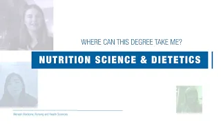 Where can a nutrition science or dietetics degree take you? | Monash University