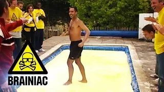 Jon Tickle WALKS on Custard! | Brainiac