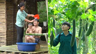 Bringing water to the new bridge - Minh goes to earn money to prepare to repair the house