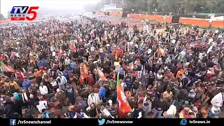 Live : PM Modi addresses public meeting at Ramlila Maidan | Delhi | TV5 NEWS