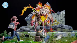 The last of us diorama epic rat king battle