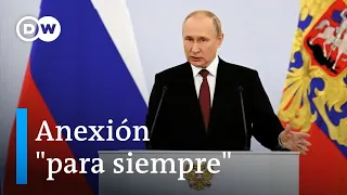 Rusia formaliza la anexión de las regiones ocupadas en Ucrania