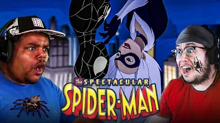 BLACK SUIT?! | The Spectacular Spider-Man Season 1 Episode 10 GROUP REACTION