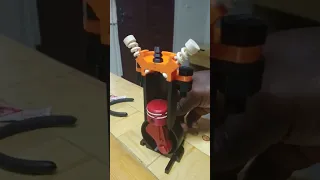 3D printed single cylinder 4-stroke engine.
