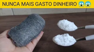 🔴 VOCÊ TEM  SAL  E  BOMBRIL  AÍ ESSA RECEITA VAI TE AJUDAR MUITO!!Lar doce lar da gleise