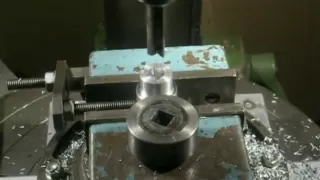 square hole drilling on a drill press