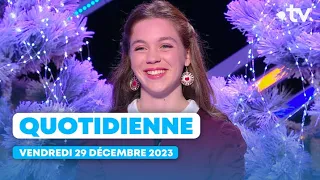 SPECIALE NOËL JUNIORS - Emission Quotidienne du Vendredi 29 Décembre 2023-Questions pour un Champion