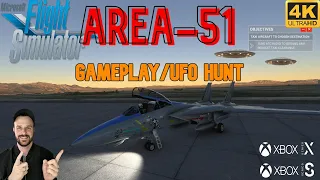 MSFS2020- Area 51 Gameplay/Preview/UFO Hunt/Location