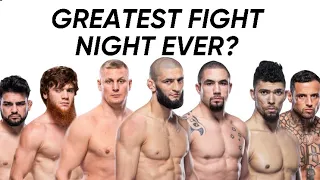 The UFC Just Announced The *GREATEST* Fight Night Of All Time