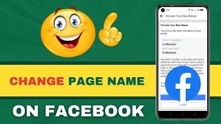 Change Facebook Page Name [Mobile] - Full guide
