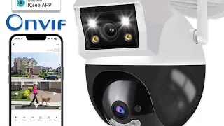 Camera ip dupla com rastreamento de pessoas