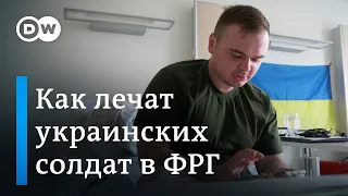 Раненый украинский солдат в немецкой клинике: "Я продолжу воевать"