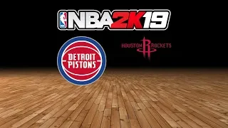 Pistons vs. Rockets - 11.21.18 - NBA 2K19 MyLeague