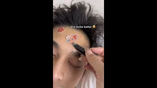 replacing my boyfriend’s pimple patches IN HIS SLEEP (funny)