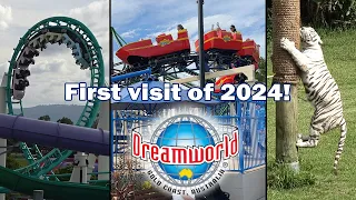 Dreamworld Gold Coast | Our first visit in 2024! What's happening at the park?