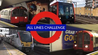 London All Lines Challenge: Every Tube, National Rail and TfL Line!