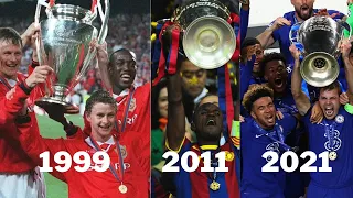 UEFA Champions League Winners 1993 - 2021