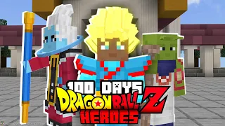 I spent 100 days in the new Minecraft Dragon Ball Z mod for Bedrock [DBZ H]