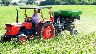 Concimazione Mais #81 - SAME Minitauro 60 + Spandiconcime EUROSPAND Jolly 18 - जुताई Tractor Трактор