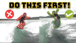 The First Trick To Learn In WakeSurfing!