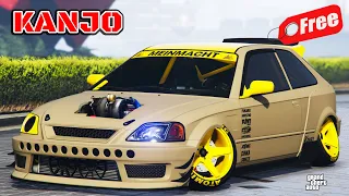 KANJO FREE (NEW PODIUM CAR) Best Customization & Review | GTA Online | Ultimate JDM CAR Honda Civic