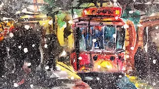 You`re My Heart You`re My Soul - Cover - Street&Tram - Painting - Relax Music Video