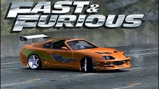 Final Pursuit with Super Turbo Brians SUPRA (From Fast #1)