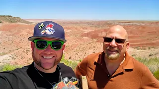 ROUTE 66 Gallup, NM To Petrified Forest, AZ | DAY 20 Painted Desert Inn & Abandoned Ft Courage!
