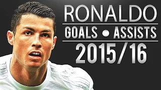 Cristiano Ronaldo All Goals&Assists - English Commentary | 2015-16 | HD