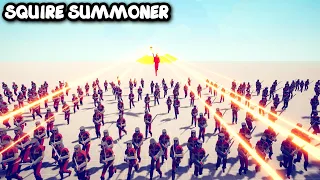 SQUIRE SUMMONER Vs EVERY UNITS - TABS - Totally Accurate Battle Simulator