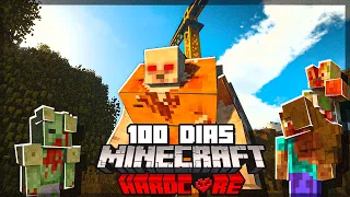 SOBREVIVI 100 DIAS EM UM PRISÃO ZUMBI NO MINECRAFT HARDCORE