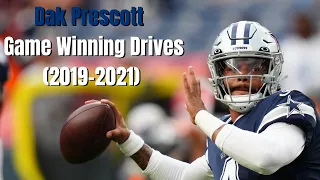 EVERY Dak Prescott 4th Quarter Comeback and Game Winning Drive (2019-2021)