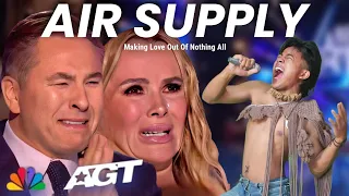 Golden Buzzer| The judges cried hearing the song Air Supply with an extraordinary voice on the world