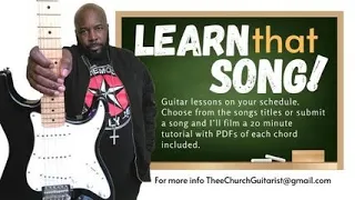 Gospel Guitar Tutorial "Can’t Nobody Do Me Like Jesus" Guitar