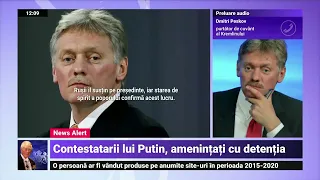 Kremlinul îi amenință cu închisoarea pe politicienii care îi cer demisia lui Putin