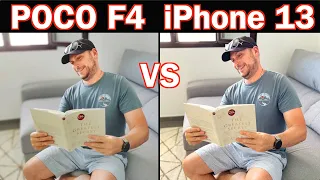 POCO F4 VS iPhone 13 Camera Comparison!
