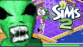 Fighting Aliens For My Toilet- Let's Play Sims 2 GBA