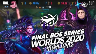 FINAL BATTLE versus SUP - UOL Highlights at Worlds | Day 3 | League of Legends