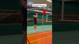 Volleyball Timing and Jumping for Beginners 🏐💪 #volleyball #shorts