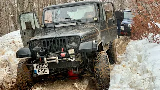 OFF ROAD SNOW EXTREME - MITSUBISHI VS JEEP VS NISSAN VS  TOYOTA VS SUZUKI VS OPEL *extreme*