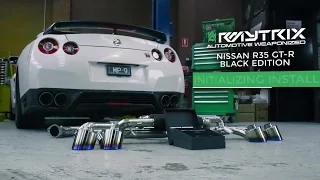 The ‪#‎BEAST‬ | GT-R R35 Full ARMYTRIX Titanium Exhaust by Prestige Auto Works